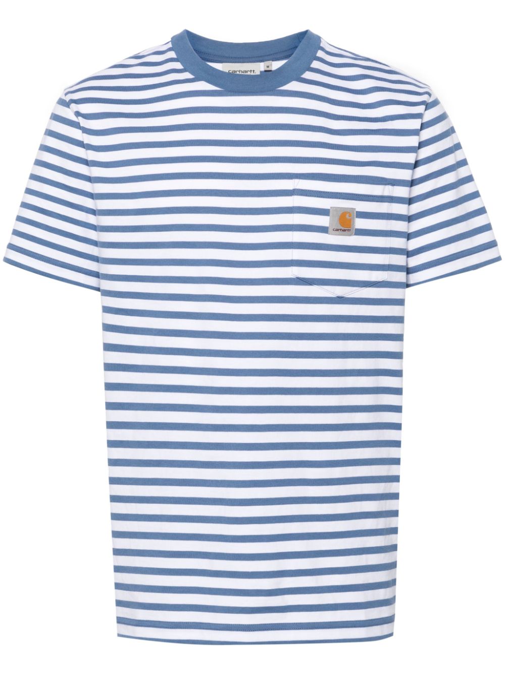 Shop Carhartt Seidler Striped T-shirt In Blue