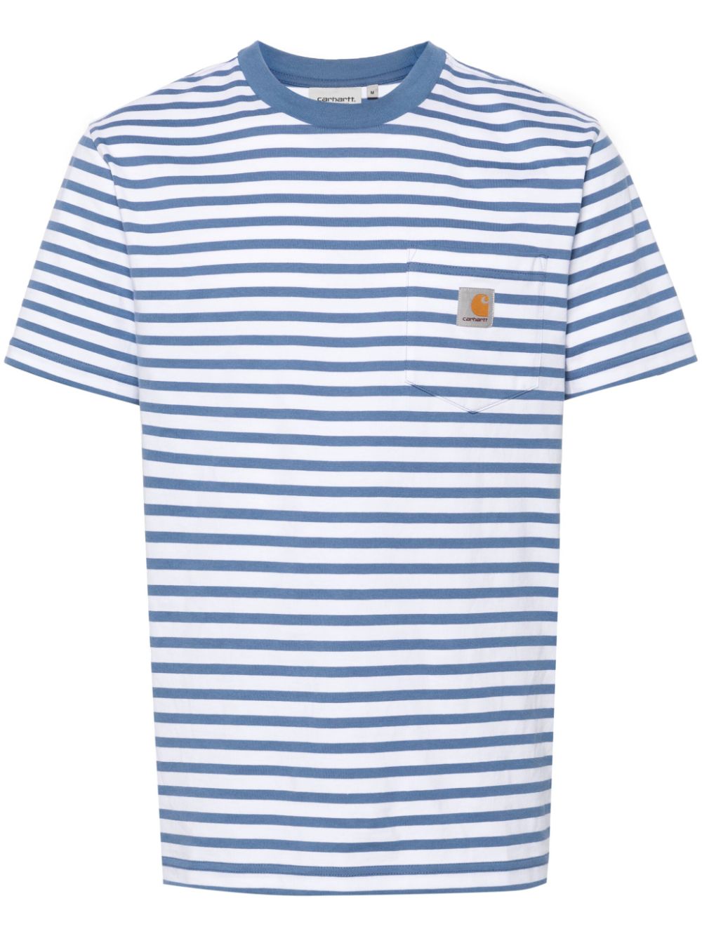 Carhartt WIP Gestreept T-shirt Blauw