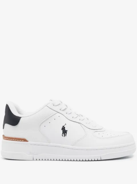 Polo Ralph Lauren Masters Court logo-embroidered leather sneakers