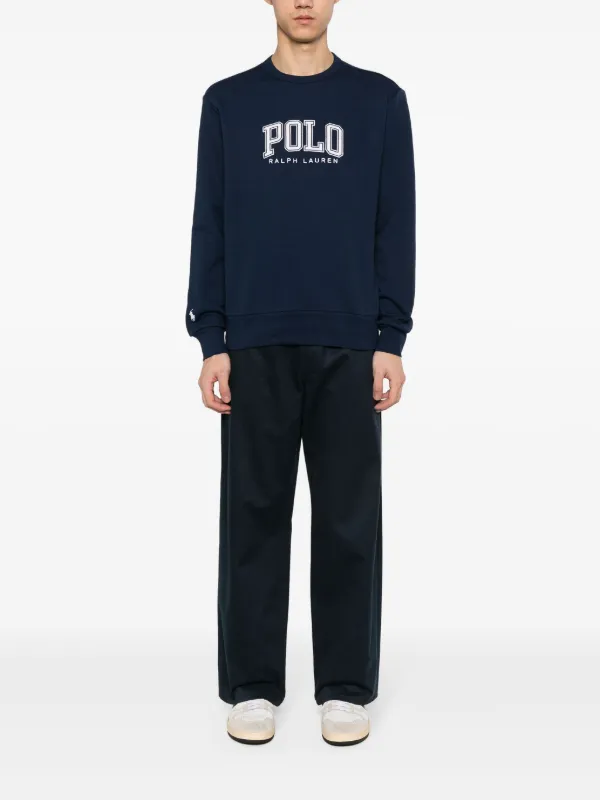 Polo Ralph Lauren ロゴ スウェットシャツ | ブルー | FARFETCH JP