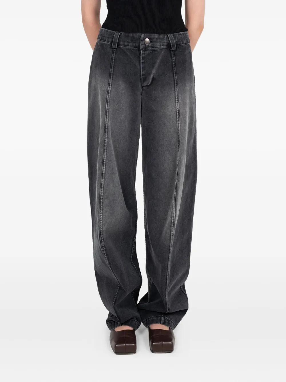 Fidan Novruzova Tayla jeans - Schwarz