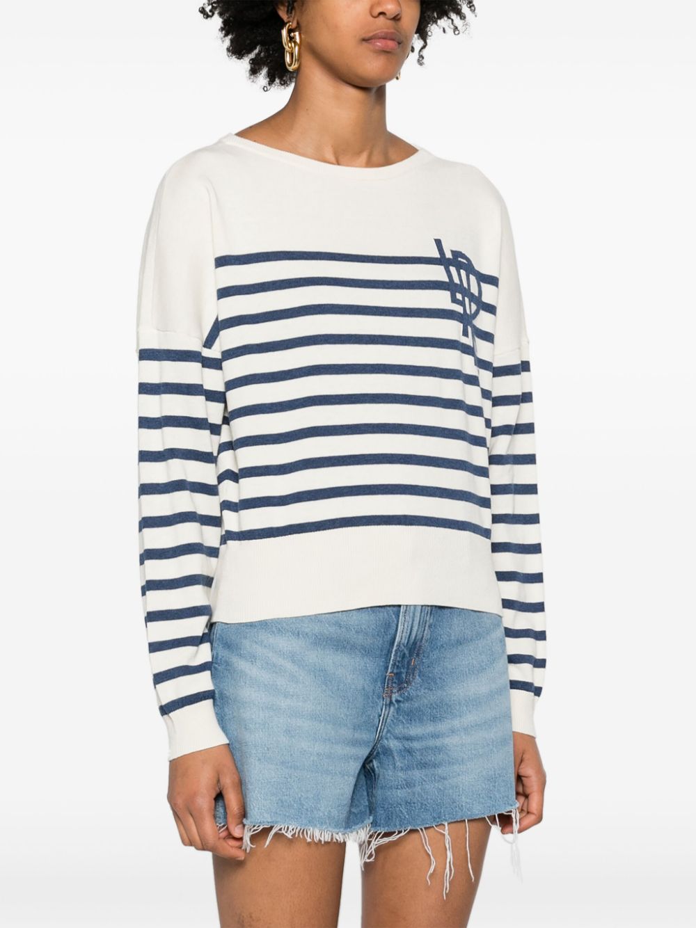 Lauren Ralph Lauren Hainvette striped cotton jumper Women