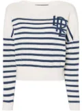 Lauren Ralph Lauren Hainvette striped cotton jumper - Neutrals