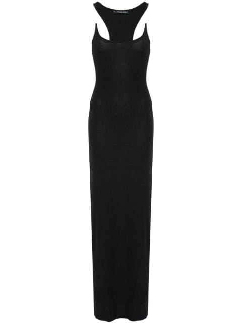 Y/Project fine-ribbed maxi dress
