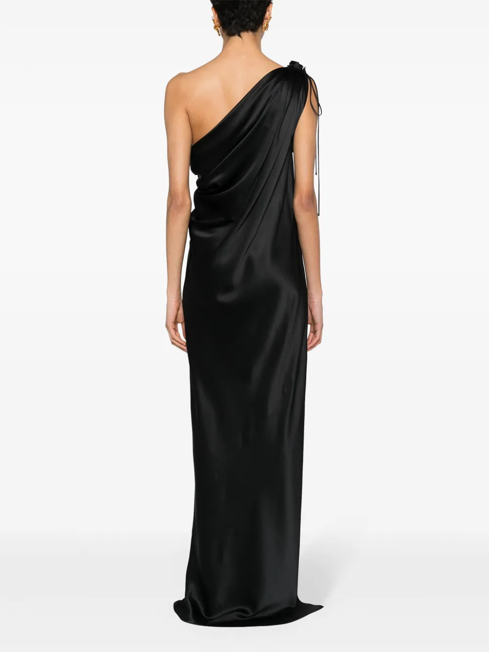 ワンピース Max Mara OPERA ONE SHOULDER DRESS (2411221074600 002 BLACK) 23015591_53521210_322.jpg