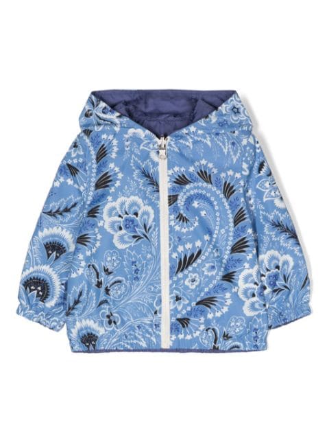 ETRO KIDS floral-print taffeta jacket