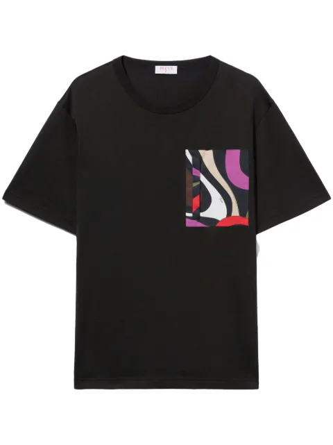 PUCCI T-Shirt mit Marmo-Print