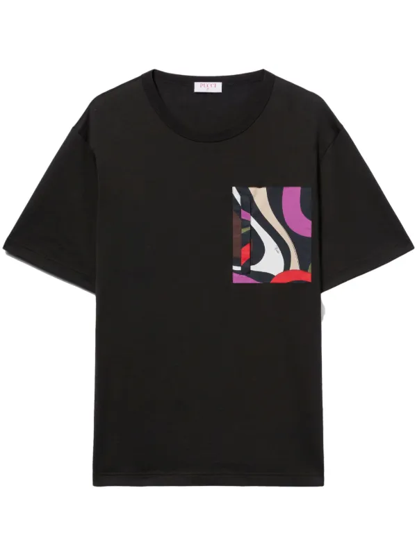 【関税・送料込】PUCCI Marmo コットン Tシャツ PUCCI Marmo Tシャツ | ブラック | FARFETCH JP