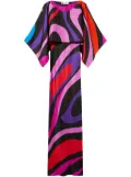 PUCCI Iride-print silk gown - Pink