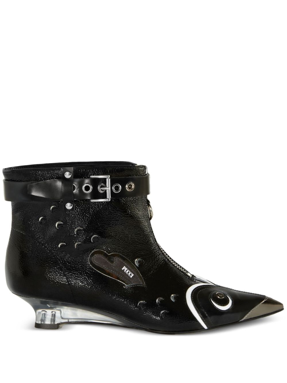 Pucci Ng 20mm Ankle Boots In Black