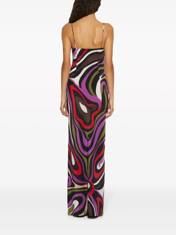 PUCCI プッチ ワンピース Vivara-printed silk maxi dress940998 PUCCI プッチ ワンピース Vivara-printed silk maxi dress940998