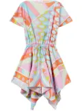 PUCCI Vivara-print cotton minidress - Pink