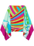 PUCCI Iride-print silk jersey tunic - Green