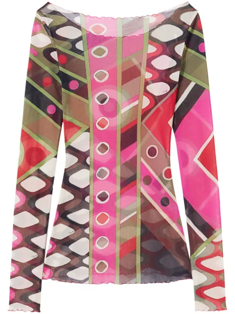 PUCCI Vivara-print top
