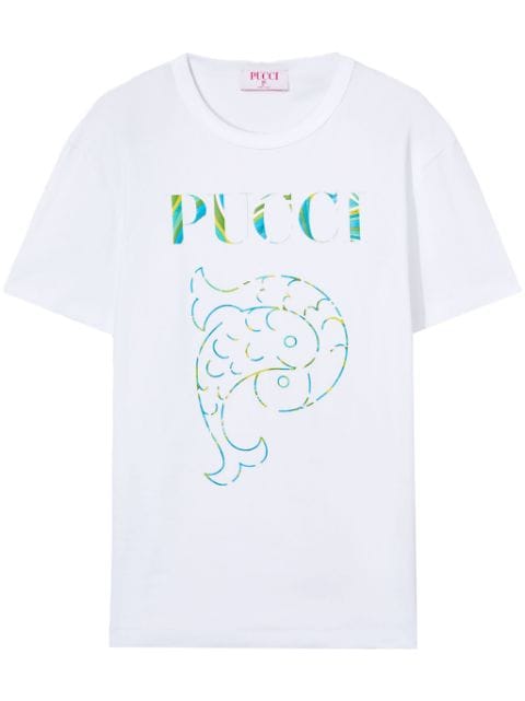 PUCCI logo-print cotton T-shirt
