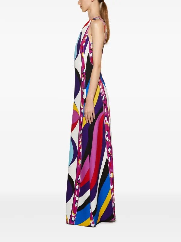 PUCCI プッチ ワンピース Printed jersey midi dress892031 Orchidee-Print Dress – PUCCI Online Store