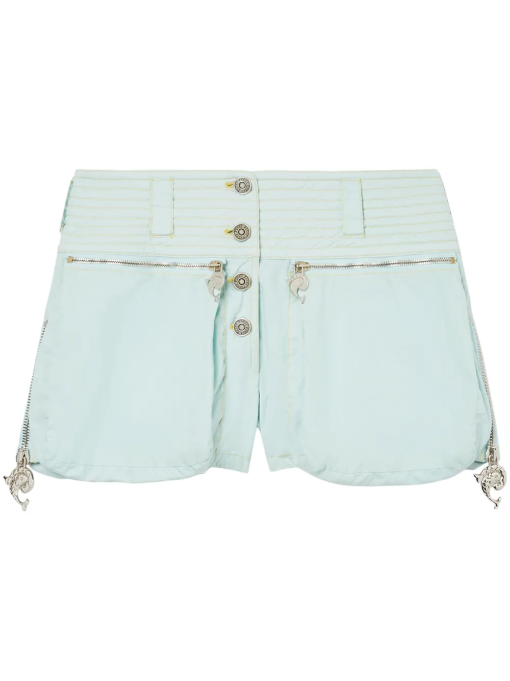 Pucci Toile Cargo Shorts In Blue