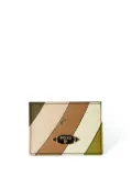 PUCCI Iride-print card holder - Green