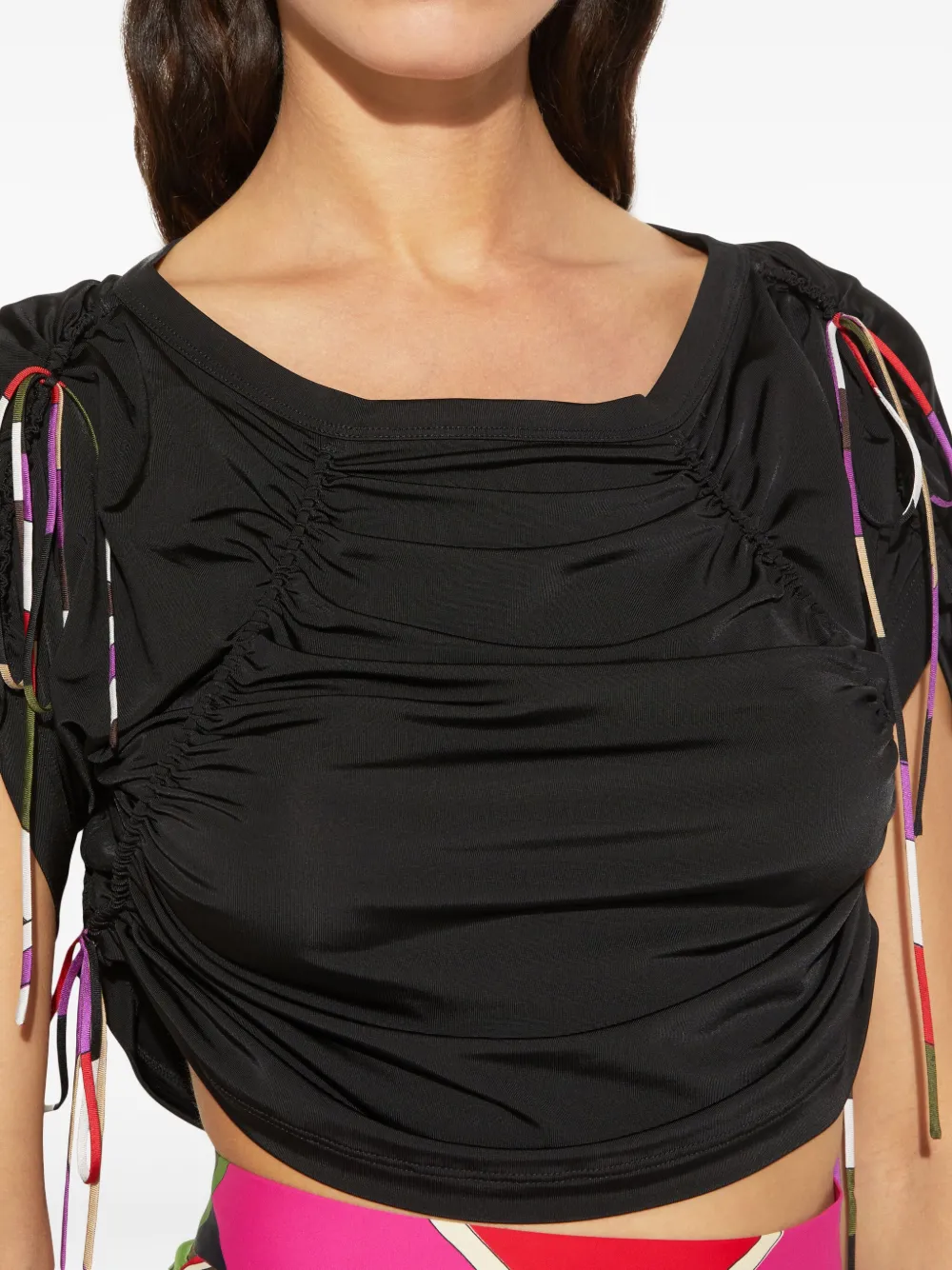 PUCCI Cropped top Zwart