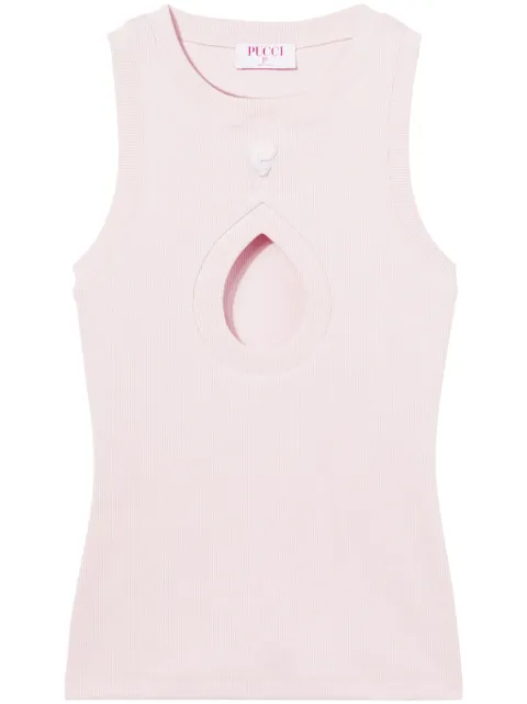 PUCCI ribbed-knit tank top