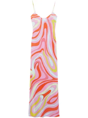 ✨良品✨Emilio Pucci エミリオプッチ ドレス　ワンピース　US6 EMILIO PUCCI - エミリオプッチ ワンピース ドレス レーヨン