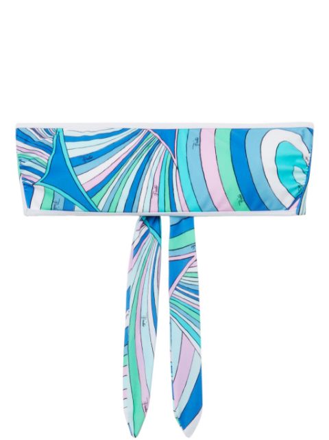 PUCCI Iride-print bandeau top