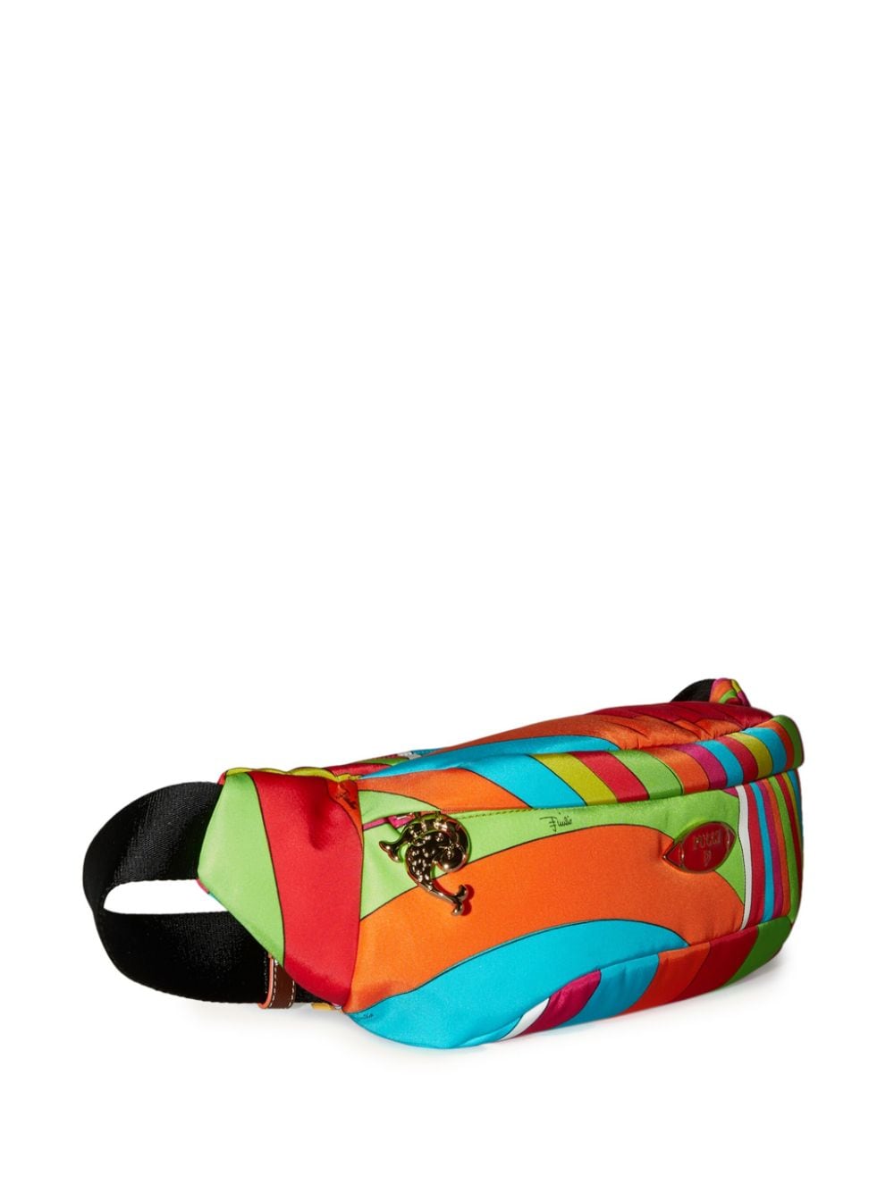 Shop Pucci Yummy Iride-print Belt Bag In Green