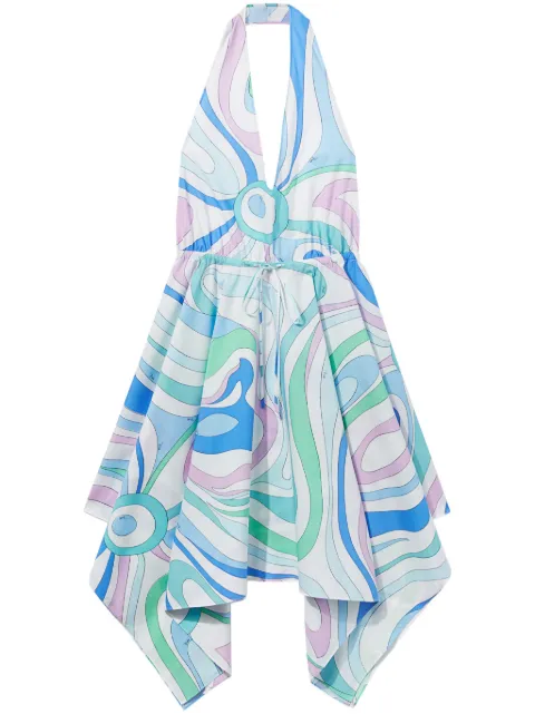 PUCCI Marmo-print cotton minidress