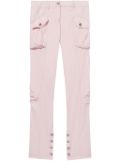 PUCCI Toile cotton-silk blend cargo trousers - Pink