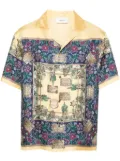 Bally graphic-print silk shirt - Yellow