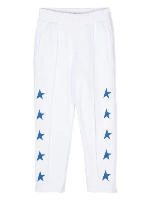 Golden Goose Kids star-print jersey trousers