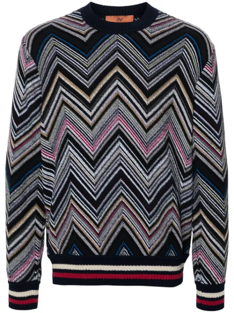 Missoni suéter de tejido chevron