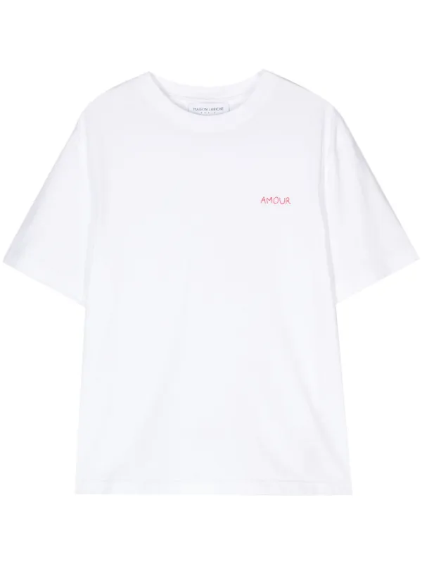 Maison Labiche スローガン Tシャツ | ホワイト | FARFETCH JP
