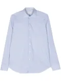 Tintoria Mattei geometric-print cotton-blend shirt - Blue