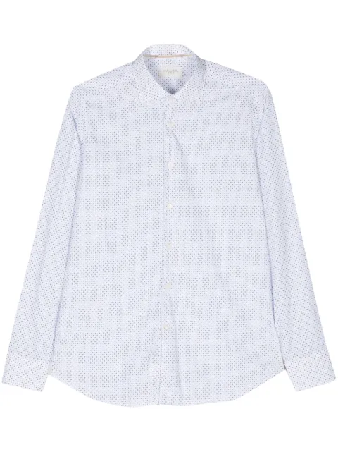 Tintoria Mattei geometric-print cotton shirt