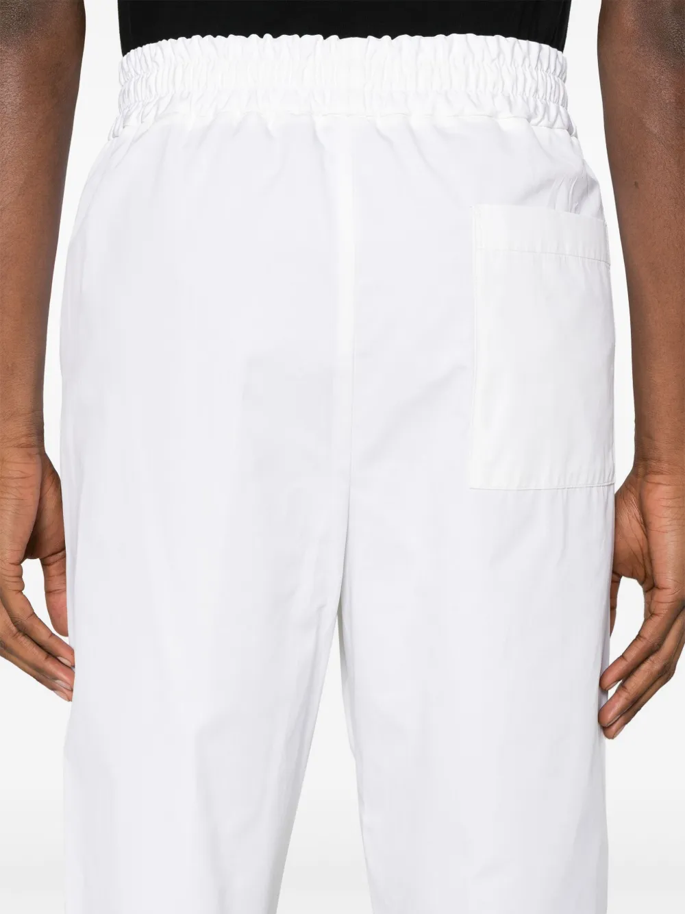 Lardini Broek met toelopende pijpen Wit