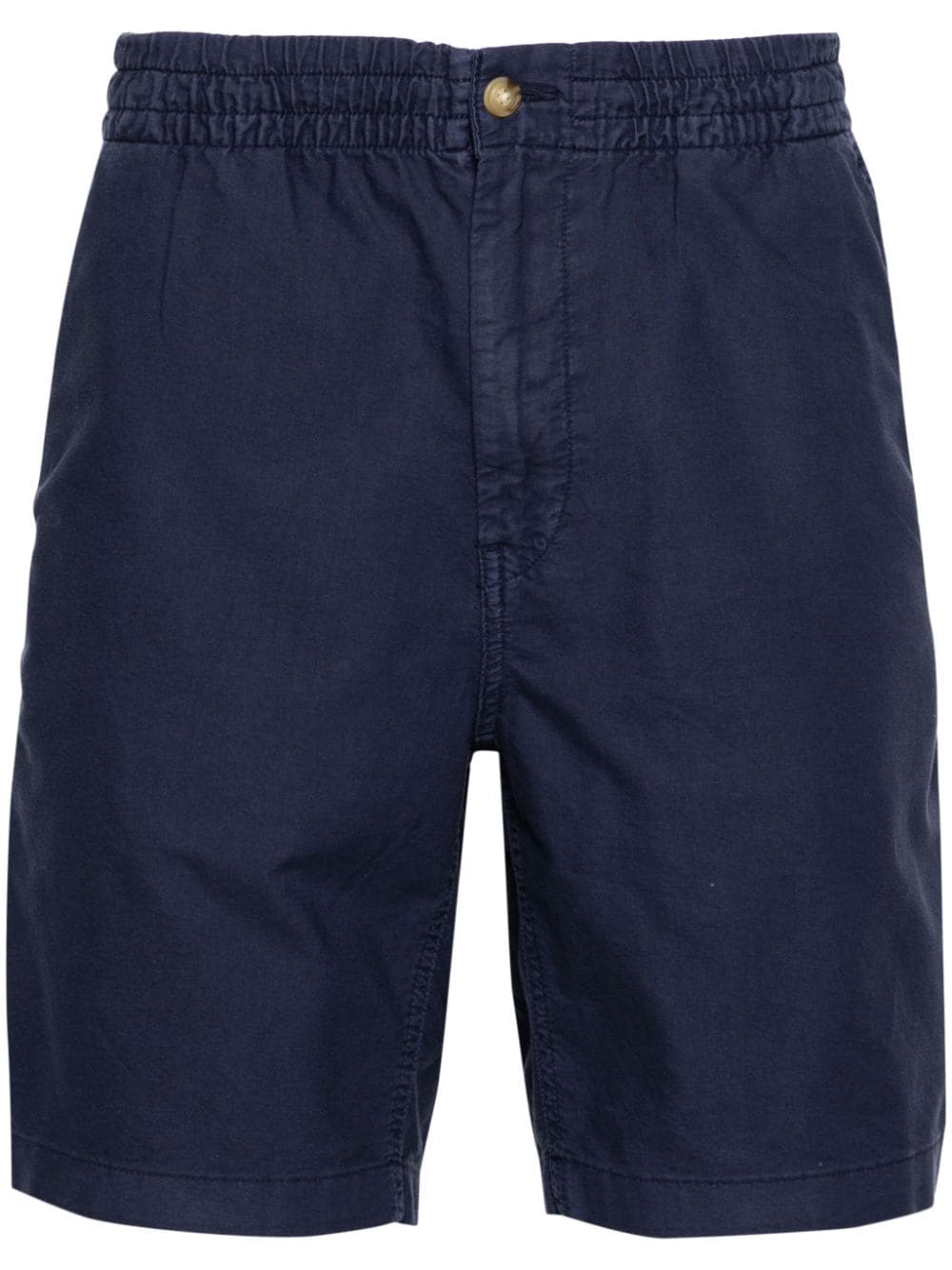 Polo Ralph Lauren Drawstring Cotton Bermuda Shorts In Blue