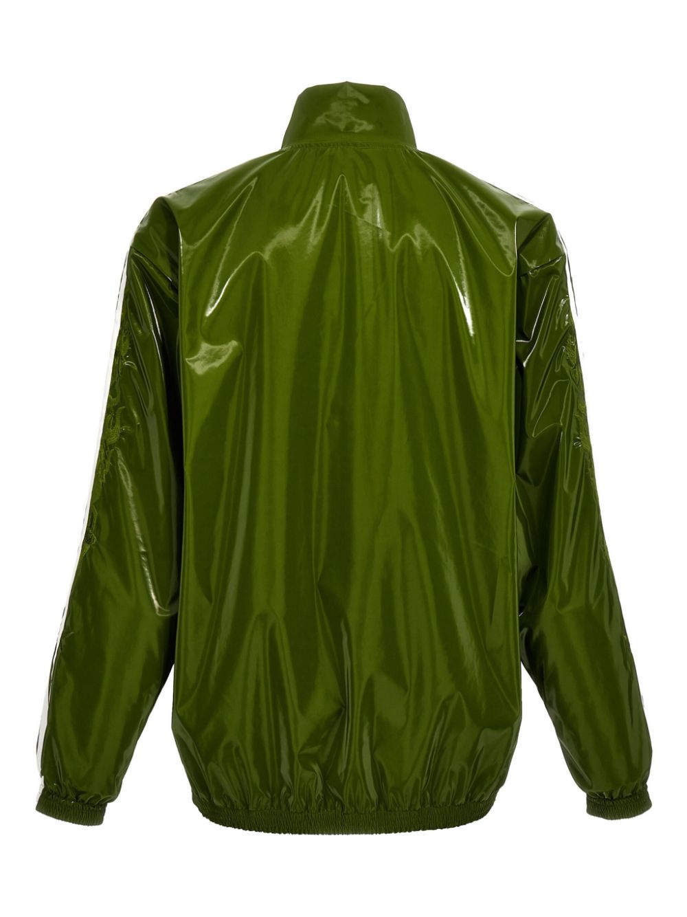 Doublet laminated jacket - Groen