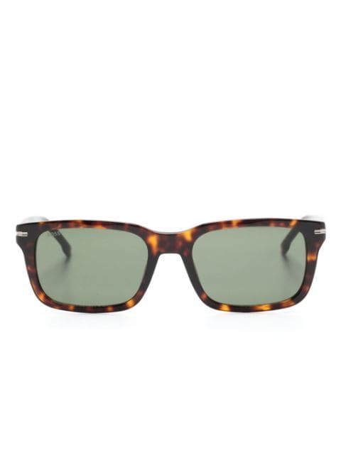 BOSS rectangle-frame sunglasses