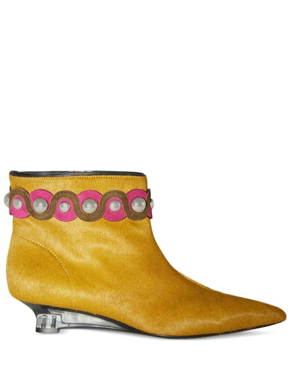 Pucci Ng 20mm Ankle Boots In Neutrals