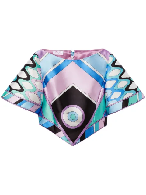 PUCCI Vivara-print satin top