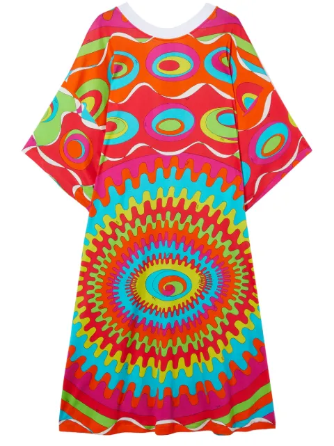 PUCCI Bersaglio-print T-shirt maxi dress