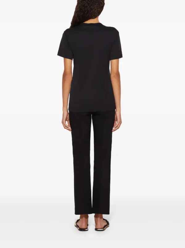 PUCCI logo-print Cotton T-shirt | Black | FARFETCH CA