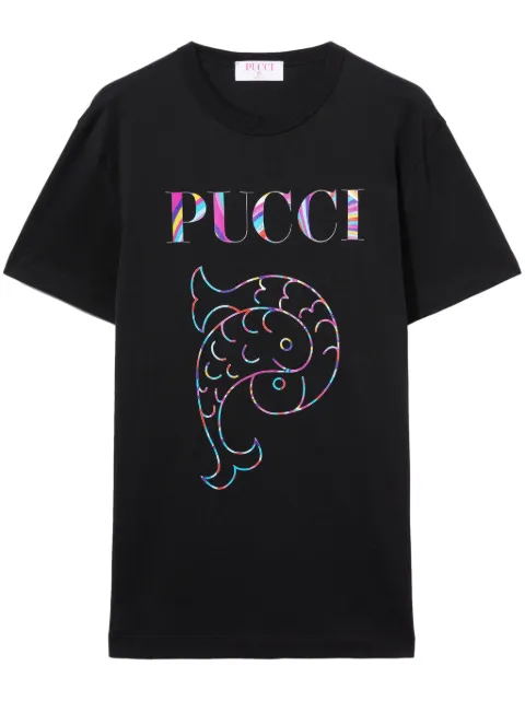 PUCCI logo-print cotton T-shirt