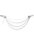 PUCCI Crush hair clip - Silver