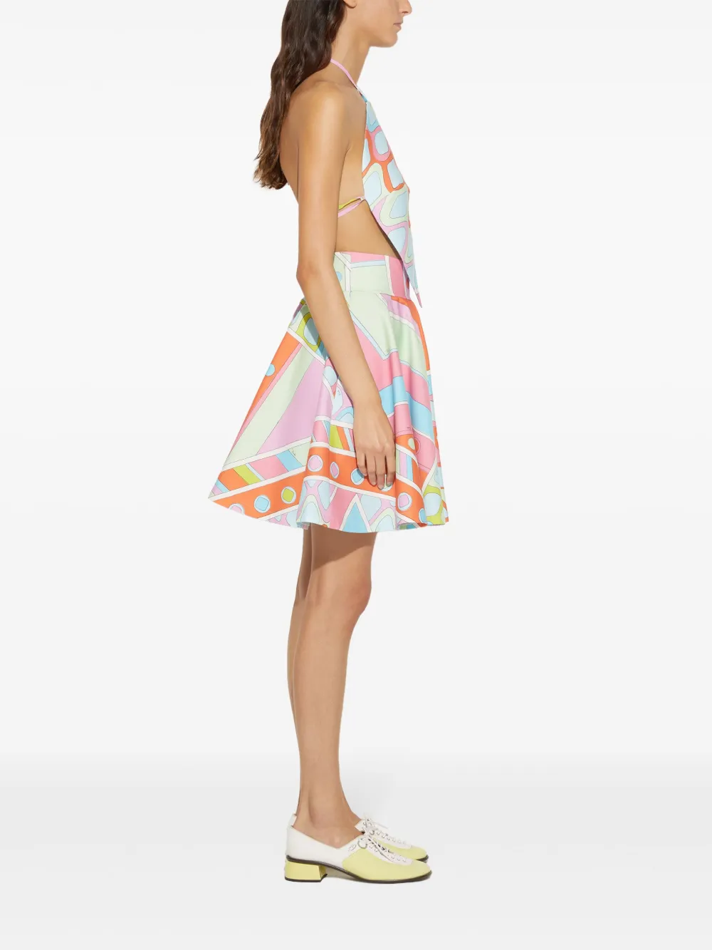 PUCCI Mini-rok met Vivara-print Roze