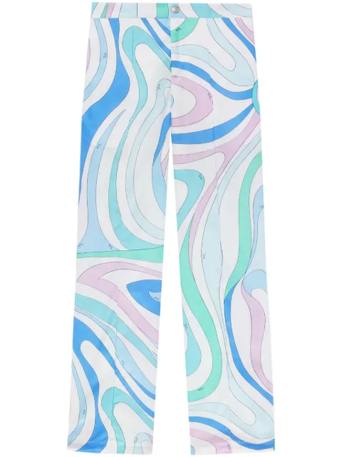 PUCCI Marmo-Print cotton trousers 