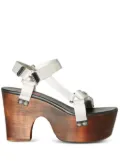 PUCCI Crush platform sandals - White