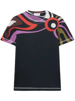 EMILIO PUCCI 黒　ブラック　Tシャツ Cut-Out T-Shirt – PUCCI Online Store