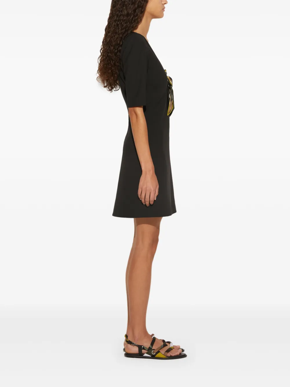 PUCCI Jurk met Vivara print Zwart